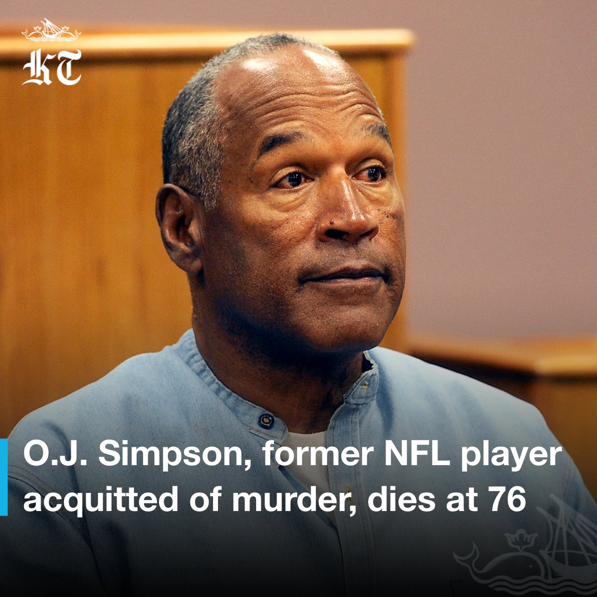 O.J. Simpson, the star #NFL football player whose 1995 acquittal in the so-called 'trial of the century' for the brutal murders of his wife and a male friend gripped the world, has died at the age of 76, his family announced. 'On April 10th, our father, Orenthal James Simpson,…