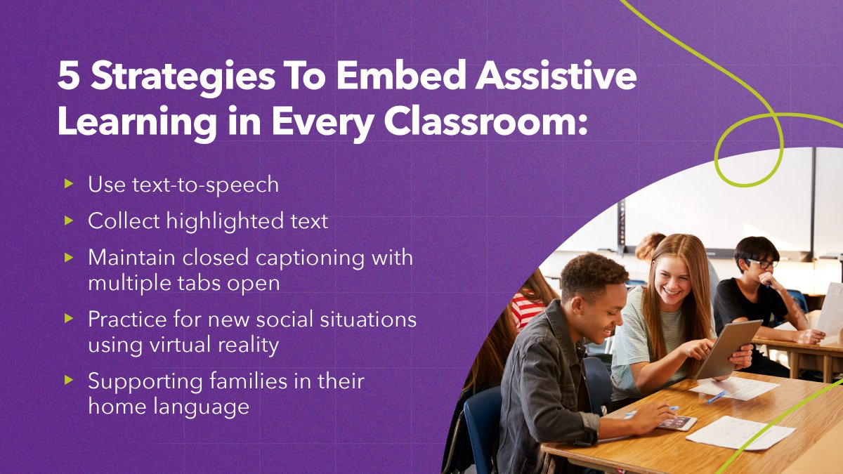 During #AutismAcceptanceMonth, we're reminded of how we can improve our classrooms with assistive technology to help all students, regardless of their circumstances. Learn more about these tools to aid in development: iste.org/blog/5-strateg…. #AccessibilityInEducation…