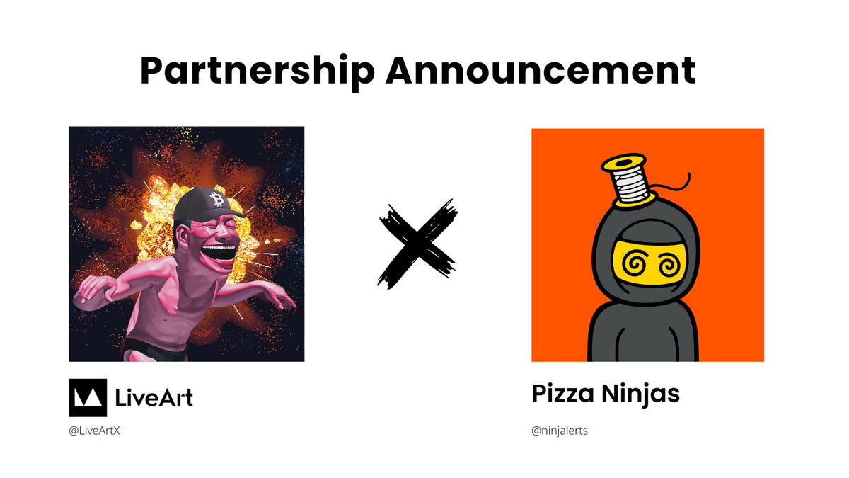 New partnership? Again? Yes, you got it right! We're coming together with @ninjalerts, one of the biggest Ordinal teams to add a unique trait to the collection Any guesses on what trait we're going to launch? 👀