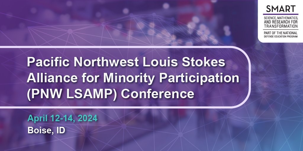 We'll be at the PNW LSAMP Conference from April 12-14, a gathering that champions diversity in STEM. We're excited to engage with aspiring STEM leaders! bit.ly/3V3NEKz #DiversityinSTEM #BoiseStates @BoiseState @UW @WSUPullman @OregonState @Portland_State @NSF