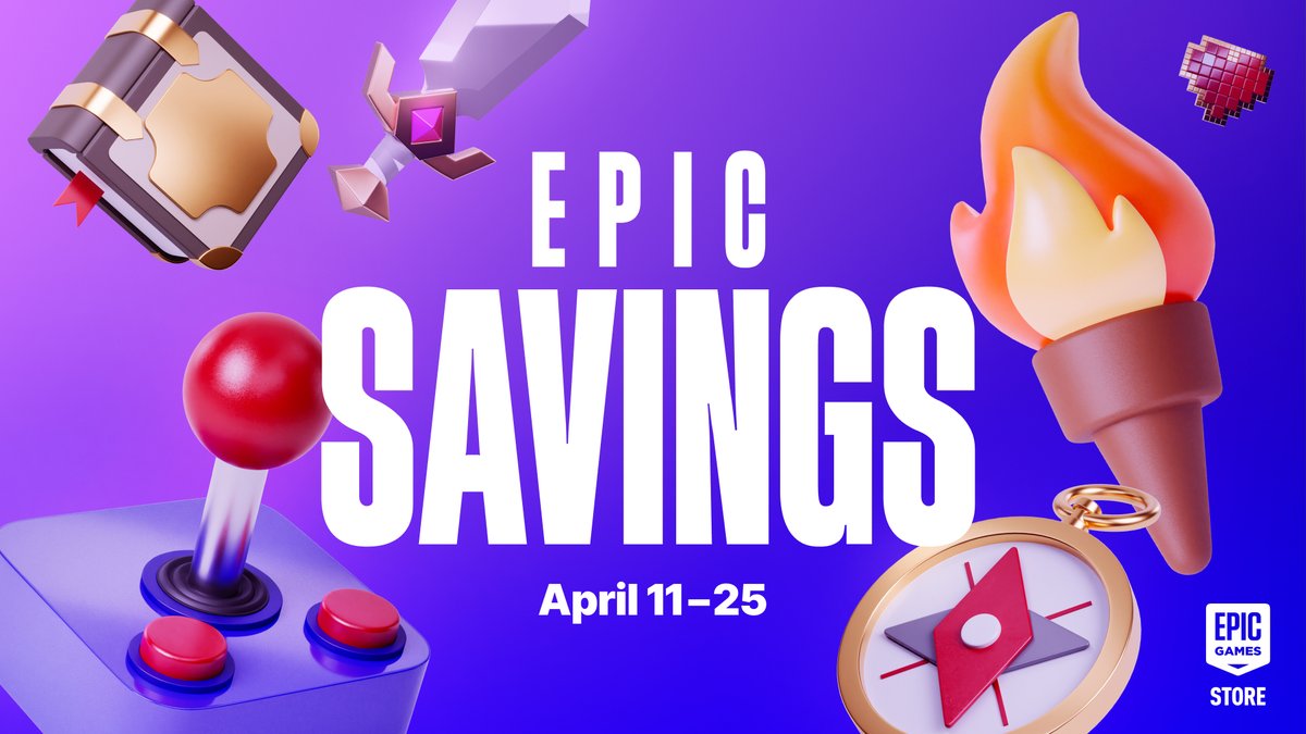 There’s a new sheriff in town *finger guns* 🤠 Save up to 75% during our Epic Savings event, now through April 25! epic.gm/epic-savings