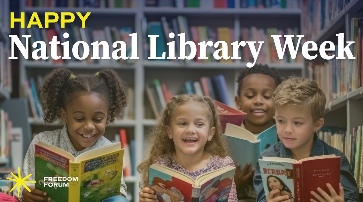 The #FirstAmendment protects our right to read the books we choose. We want to thank libraries, librarians and library workers who play a part in changing lives and strengthening communities. #NationalLibraryWeek