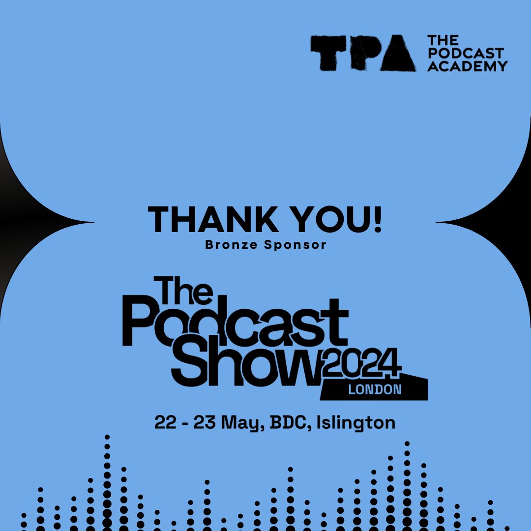 Meet one of our Sponsors, @PodcastShowLDN! 🌟 Join them on 22 - 23 of May at The Business Design Centre, Islington, London, for an unforgettable experience. We'll be there too, so let's meet up! 🔥 thepodcastshowlondon.com