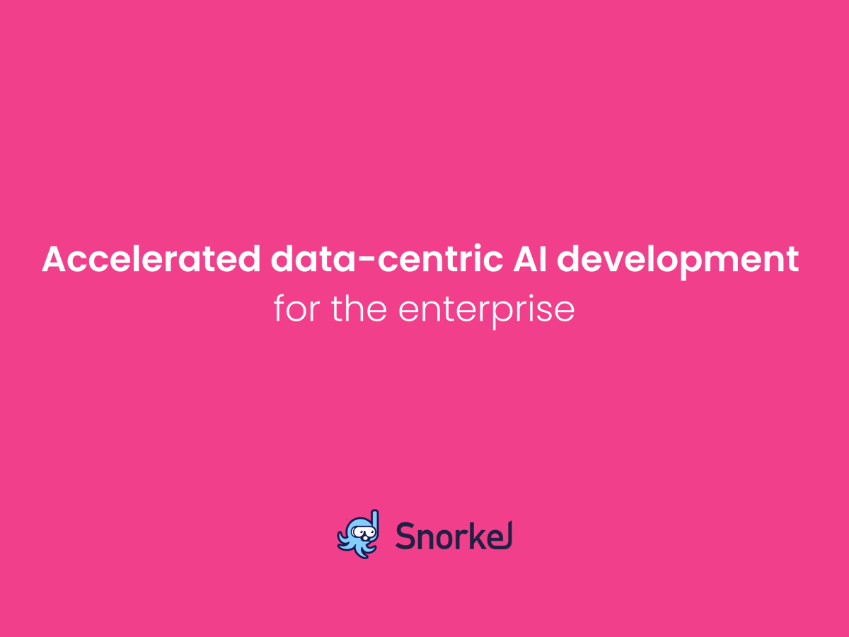 Snorkel AI tweet media