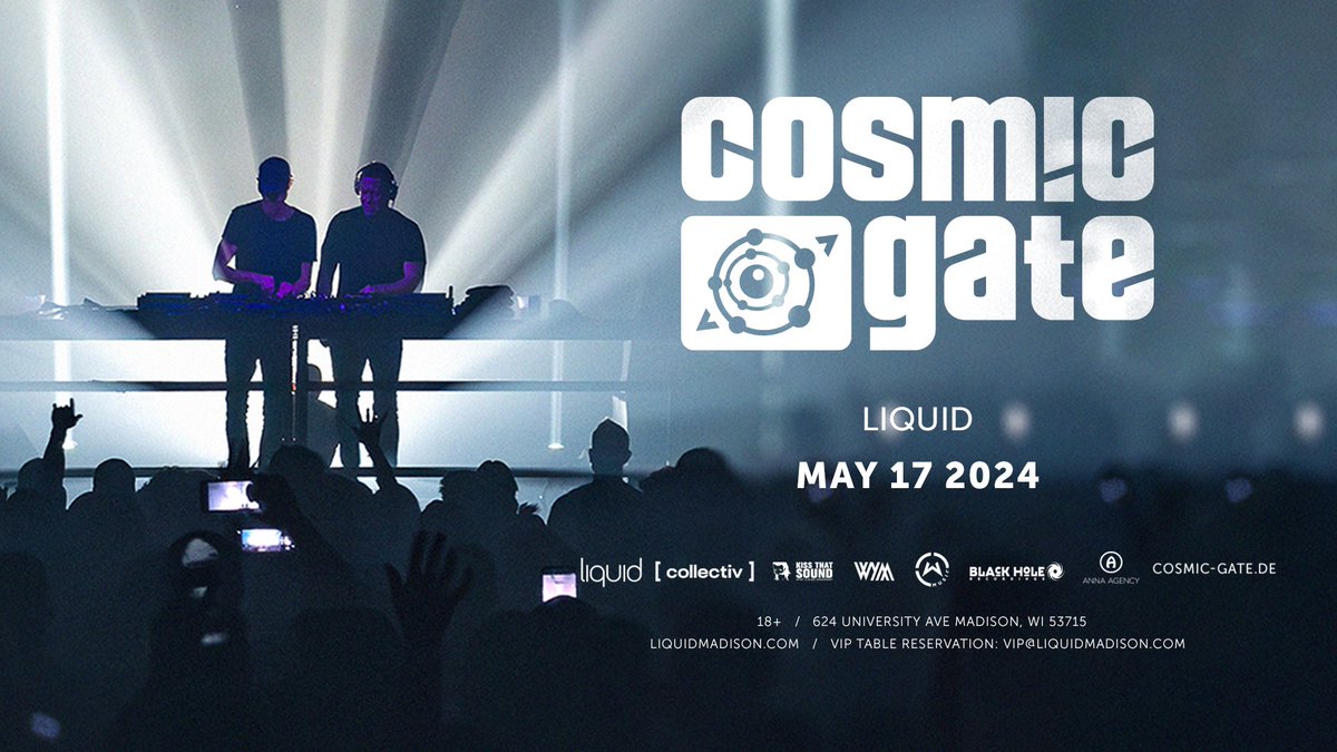This is for our trance fam! Unite with us at Liquid for a night with @CosmicGate on May 17th ✨ 🎟: liquidevents.link/cosmicgate (ON SALE NOW)