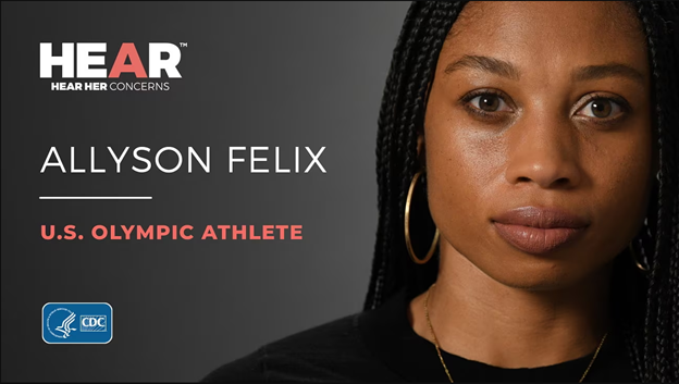 #blackmaternalhealthweek starts today, but the fight for equity in maternal care is ongoing. Allyson Felix's story highlights the urgency of addressing disparities. Let's keep the conversation alive and advocate for change. #HearHer story: bit.ly/CDCHearHerAlly…
