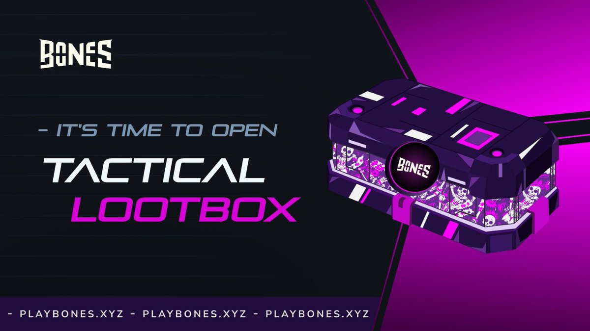 There is a time for everything. And a time to open your lootbox: 👉playbones.xyz/shop