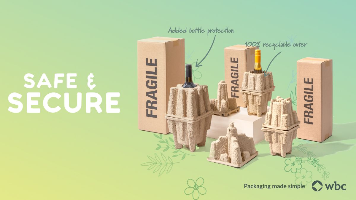 wbc_uk's tweet photo. Delivering products safely is on every business's mind. But broken bottles and unreliable shipping is not.

Our pulp safe protective packaging is the perfect addition to effectively withstand damage during transportation. 100% recycled, 100% robust. 
https://t.co/WRvJd30d8Y https://t.co/twRmEafYrY