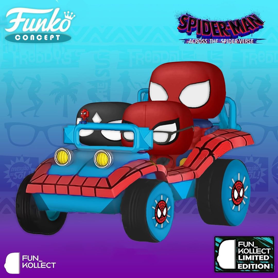 Across the Spider-Verse Pop Ride concept by @fun_kollect! #Funko #Marvel #SpiderMan