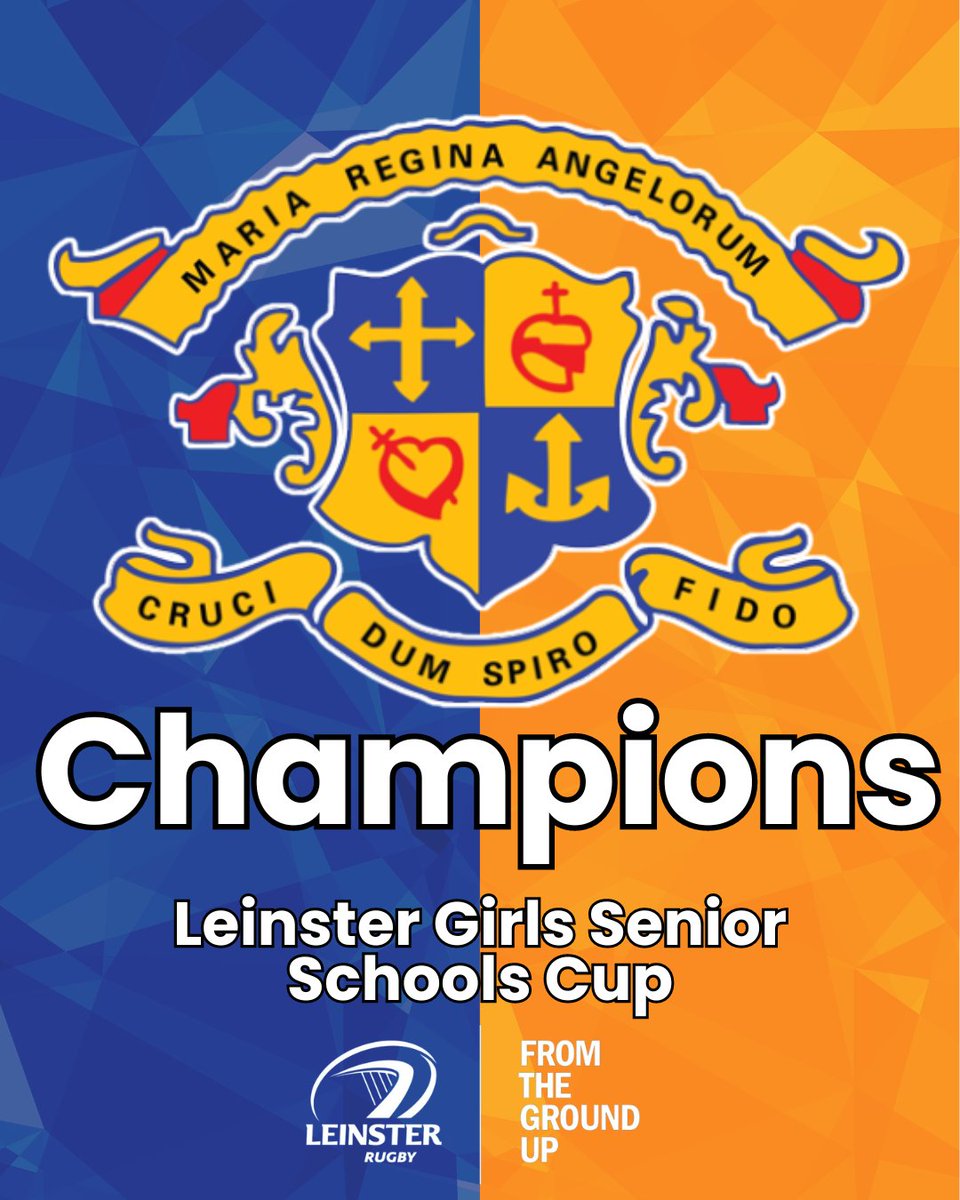 What a day!
@SchoolWexford 

Leinster Girls Senior Schools Cup Champions!

#LeinsterRugby #FromTheGroundUp #GirlsRugby #WexfordRugby