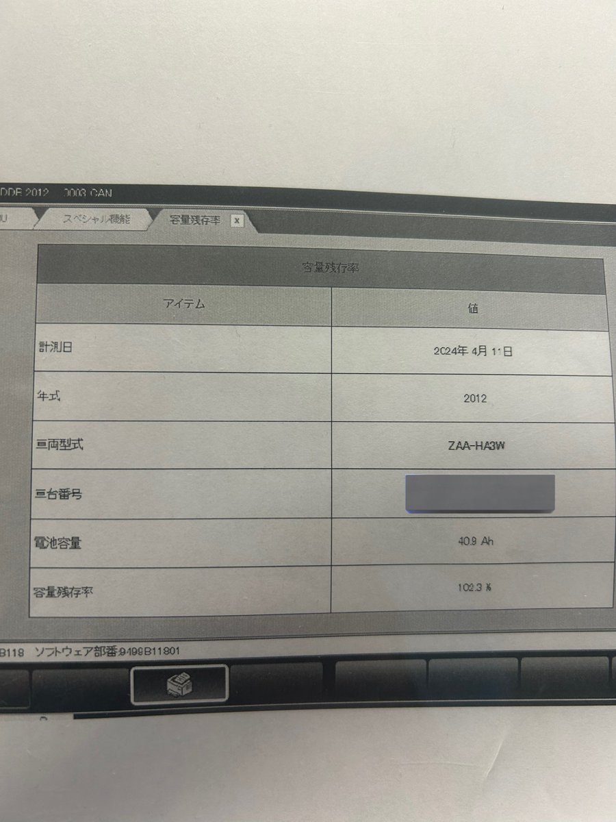 i_MiEV_LEAF's tweet photo. アイミーブ16kWhからアイミーブ10.5kWhに乗り換えました！
バッテリー容量102%
2012年式で8万キロ
大切に乗っていこうと思います。 https://t.co/TO8HQllgZ3