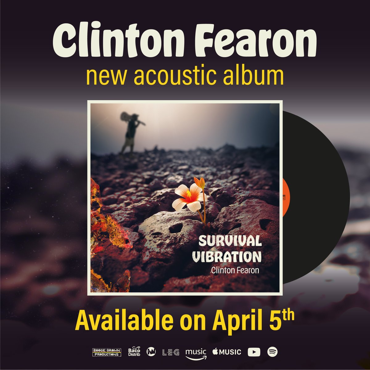 Clinton Fearon's 14th studio album out now on digital platforms + vinyl! Get your digital copy here --->> music.apple.com/us/album/survi… … #reggae #acoustic @clintonfearon #newrelease