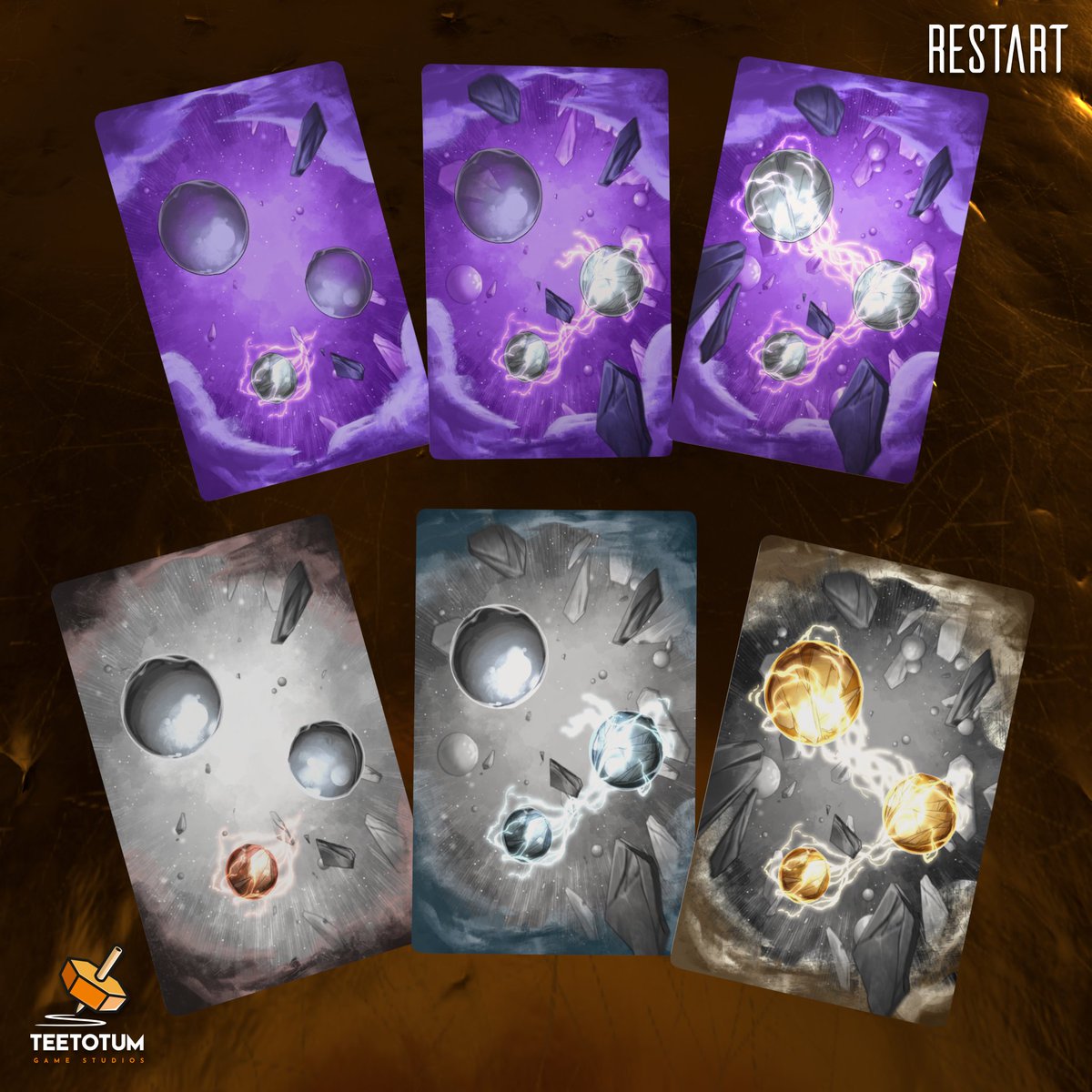 That could have been a quiz... Have you noticed any difference in the new Restart post? Well, based on your valuable feedback, we've changed the back of the Chain cards accordingly. We feel that the new ones are much better. Any thoughts?