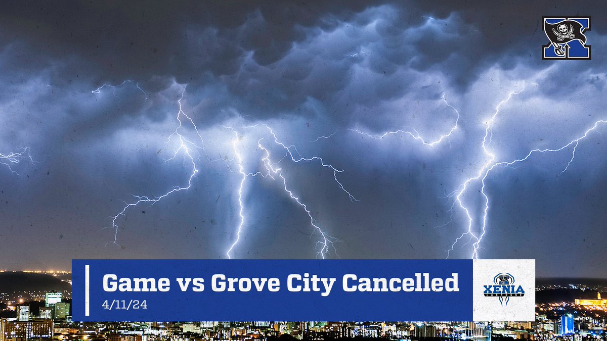 Tonight’s match versus Grove City is canceled. We are working on a reschedule date. No practice either. @XeniaAthletics