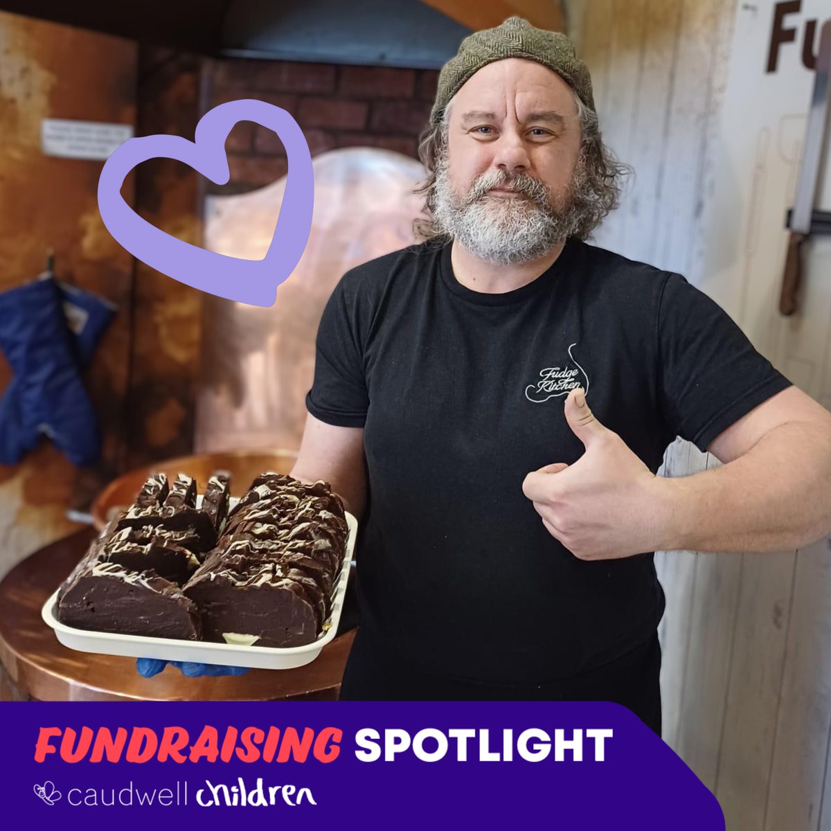 Caudwell Children (@caudwellcharity) on Twitter photo Last week, <a href="/fudgekitchen/">Fudge Kitchen</a> celebrated #WorldAutismAwarenessDay by kindly donating profits from their Triple Chocolate Fudge to Caudwell Children! ๐ซ
Thank you to the Fudge Kitchen team and everybody who bought a delicious piece for supporting #disabled and #autistic children! ๐๐ Last week, <a href="/fudgekitchen/">Fudge Kitchen</a> celebrated #WorldAutismAwarenessDay by kindly donating profits from their Triple Chocolate Fudge to Caudwell Children! ๐ซ
Thank you to the Fudge Kitchen team and everybody who bought a delicious piece for supporting #disabled and #autistic children! ๐๐