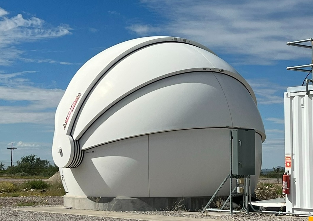 On the upcoming @NASAArtemis II mission, the O2O laser comm terminal will showcase how infrared light can send significantly more data than traditional radio systems. Last month, O2O's ground station was delivered @NASASCaN’s White Sands Complex in New Mexico for installation.