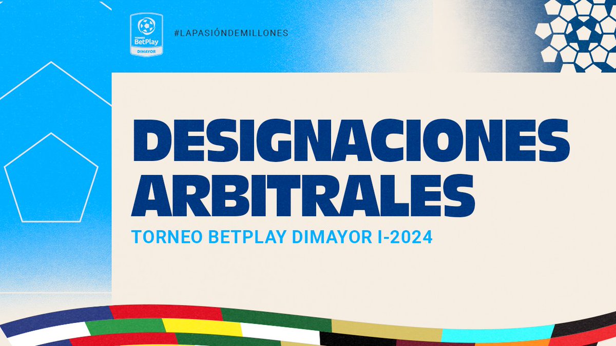 📌 ¡Ya tenemos las designaciones arbitrales de la Fecha 11 del #TorneoBetPlayDIMAYOR I-2024!

Mira la información en 👉 dimayor.com.co/2024/04/design…