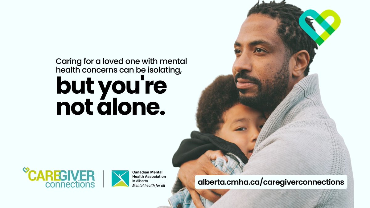 Caring for a loved one with mental health concerns can be isolating, but you're not alone. Caregiver Connections connects you with others who understand and share similar experiences. Find support at alberta.cmha.ca/caregiverconne… #CaregiversMonth #MentalHealthSupport