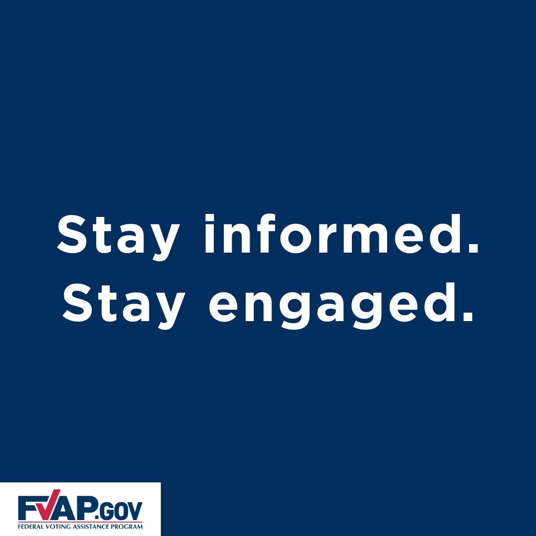 May brings crucial voter registration deadlines! Don't miss out—head to FVAP.gov now to download our 2024 Primary Elections chart by state and territory. #FVAP #FPCA