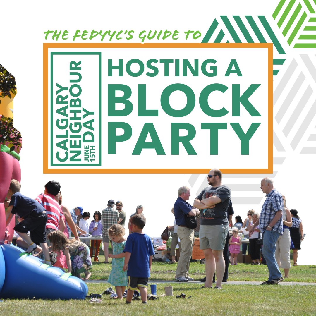 Love where you live? Celebrate your community this Neighbour Day by hosting a block party! Need more ideas or event planning resources? Visit ow.ly/eZa450R4AeE #YYCNeighbourDay #bepartofit