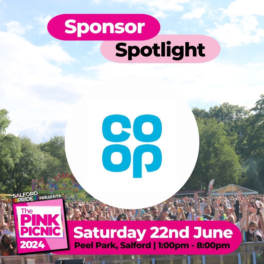 🏳️‍🌈 Sponsor Spotlight 🏳️‍🌈 We are delighted to have Co-op join us as a community sponsor, showing their commitment not just to the Salford LGBTQ+ community but to the whole of Salford. From convenience stores to funerals Co-op are there for us. coop.uk @coopuk