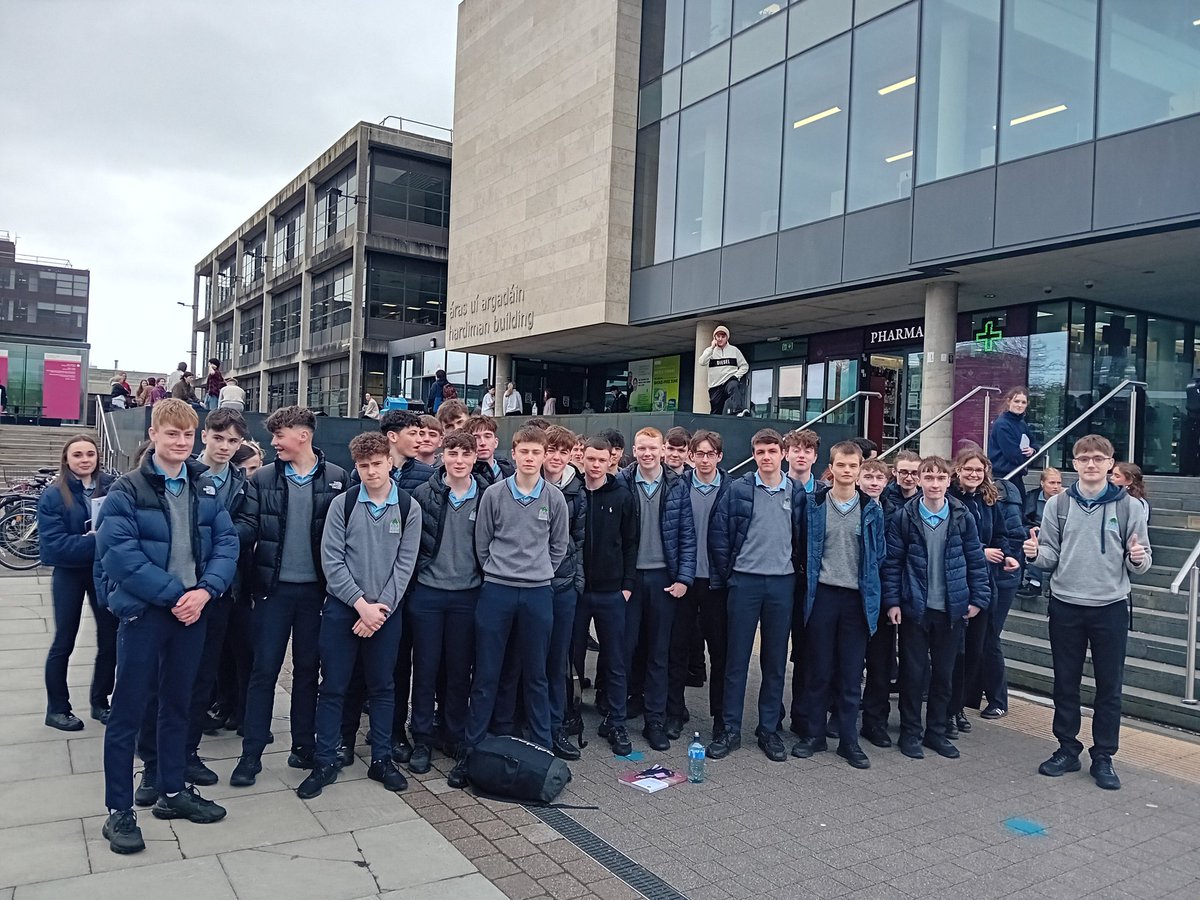 Lovely day @universityofgalway Taster Day. Our <a href="/PresHeadford/">Pres Headford</a>  TY students gained lots from the day. <a href="/PCHParents/">PCH Parents’ Association</a> Thanks to all involved <a href="/careerspch/">Careerspch</a>