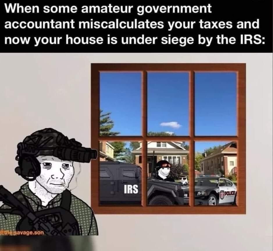 If you make a mistake on your taxes, expect them to audit you only if you're lucky. If they make a mistake, you're guilty until proven innocent.