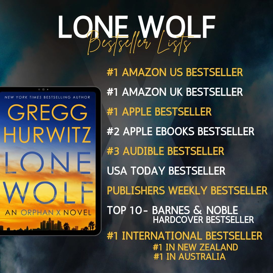 X-ers, thank you for the support and enthusiasm you’ve shown LONE WOLF.