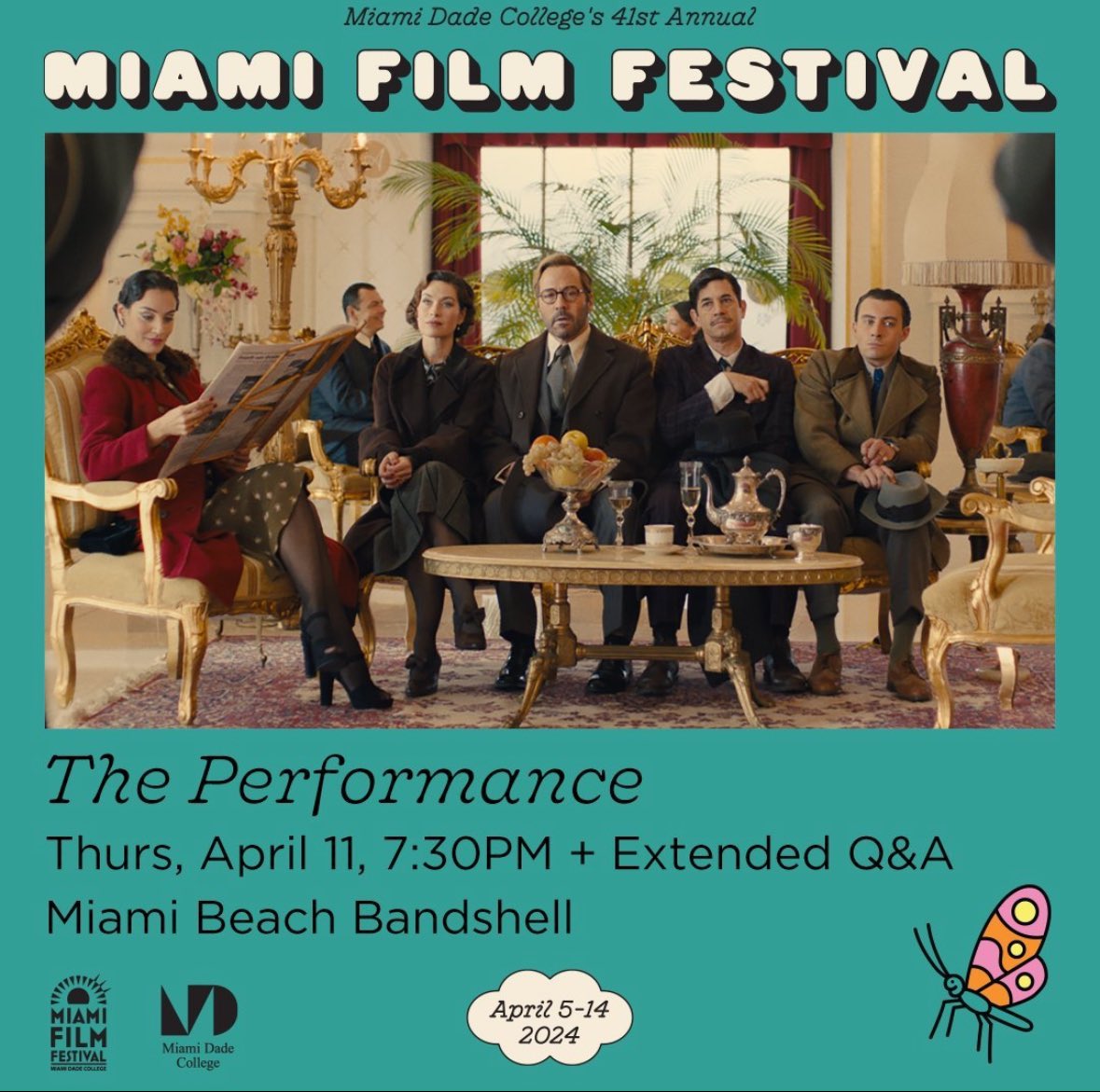 #ThePerformanceFilm with our own wonderful @Maimie_McCoy shows @MiamiFilmFest today! 🤩 @ShiraPiven #Castingby @NancyBishopCast 💫