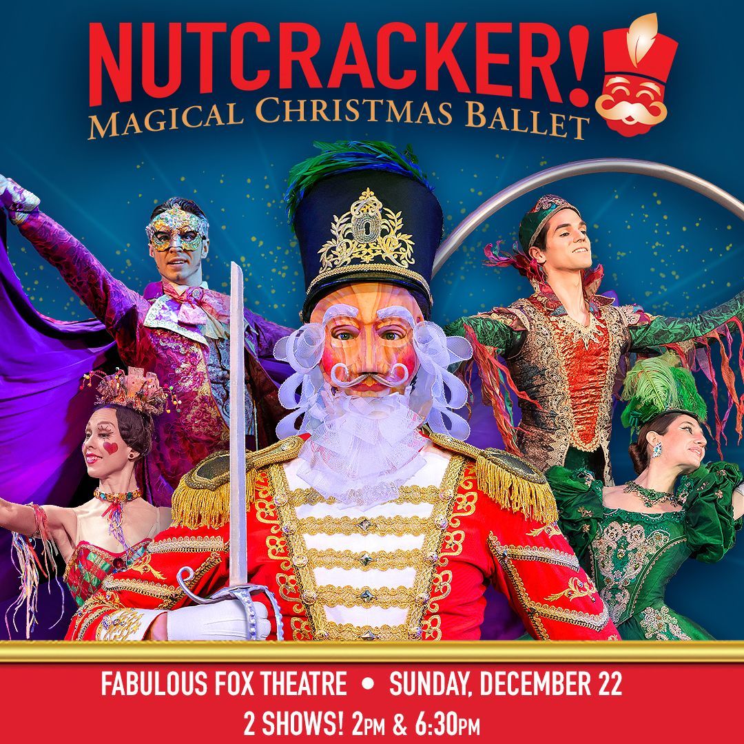 PRESALE ALERT! 🎟️ NUTCRACKER! Magical Christmas Ballet is returning to the Fabulous Fox this holiday season for two performances on December 22! Get your tickets TODAY using promo code GIFT at FabulousFox.com/NutcrackerPres…