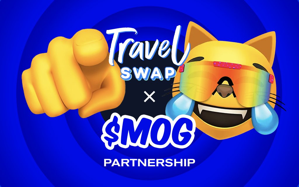 🚨Breaking🚨 You can now book hotels with $Mog on TravelSwap! That's it- that is the post. 🫵😹