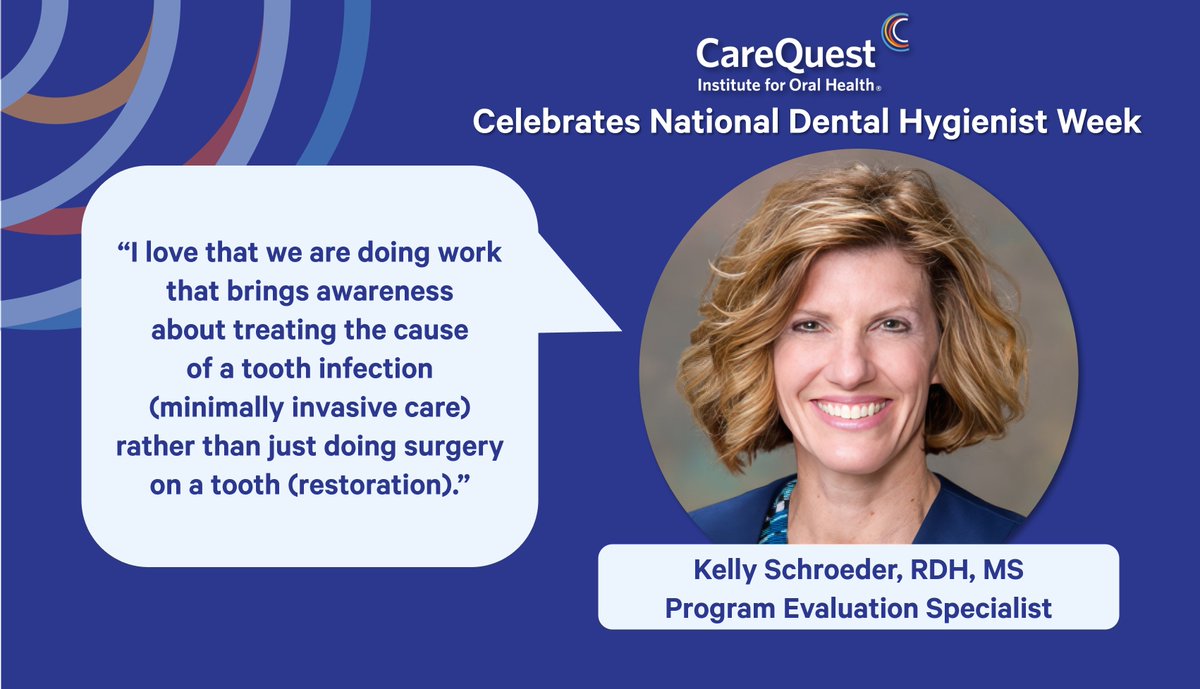 We celebrate the #hygienists on our team who are working every day to improve the #oralhealth system. We salute their work and all hygienists for the invaluable contributions they make to their communities and their craft. #DentalHygienistsWeek ow.ly/QU5450Reeoo