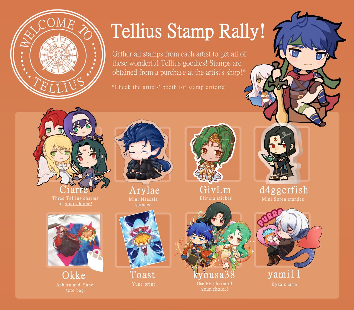 we also have something very exciting this year!! tellius stamp rally! ✨