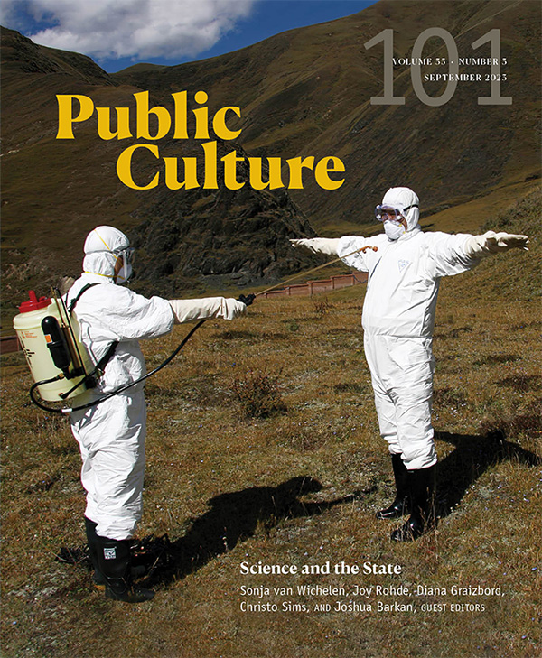 Duke University Press (@dukepress) on Twitter photo Now available, "Science and the State," a new issue of <a href="/PubCultJournal/">Public Culture</a>! View the TOC and read the free intro by Alondra Nelson, Charis Thompson, Sonja Van Wichelen, Joy Rohde, Joshua Barkan, Christo Sims, & Diana Graizbord: ow.ly/1Cy450RcqEx Now available, "Science and the State," a new issue of <a href="/PubCultJournal/">Public Culture</a>! View the TOC and read the free intro by Alondra Nelson, Charis Thompson, Sonja Van Wichelen, Joy Rohde, Joshua Barkan, Christo Sims, & Diana Graizbord: ow.ly/1Cy450RcqEx