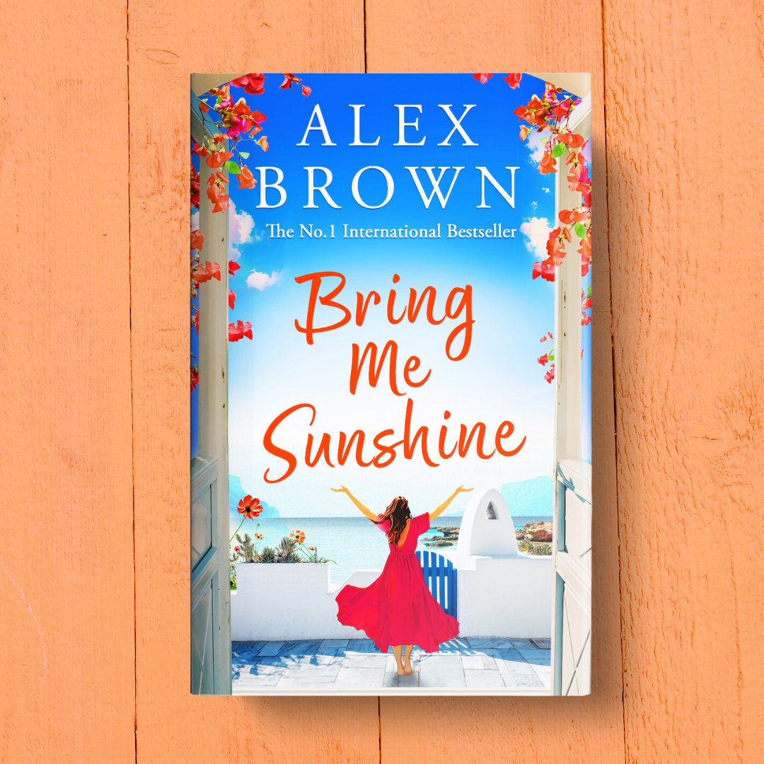 We're delighted to be sharing the cover for number one, international bestselling author @alexbrownbooks brand new summer romance #BringMeSunshine! Think Mamma Mia meets Shirley Valentine! ☀️ Out 6th June and available to pre-order now 📚 mybook.to/bringmesunsoci…