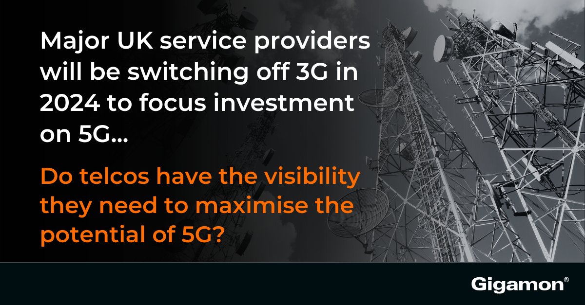 Following the phase-out of #3G networks in the US, the UK is also gearing up to switch off 3G and focus on #5G deployment.

How can #telcos ensure a reliable and secure network? Learn how scalable visibility can unlock the potential of 5G:
ow.ly/heWh50Rcw7t