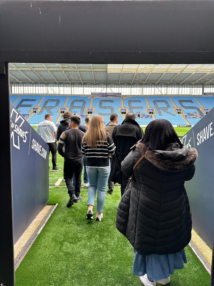 BTS of our latest induction day at Coventry Building Society! 🤩 A day of learning the Society’s history, values and vision. (With a rare tour of Coventry Building Society Arena!) 😮 #AllTogetherBetter