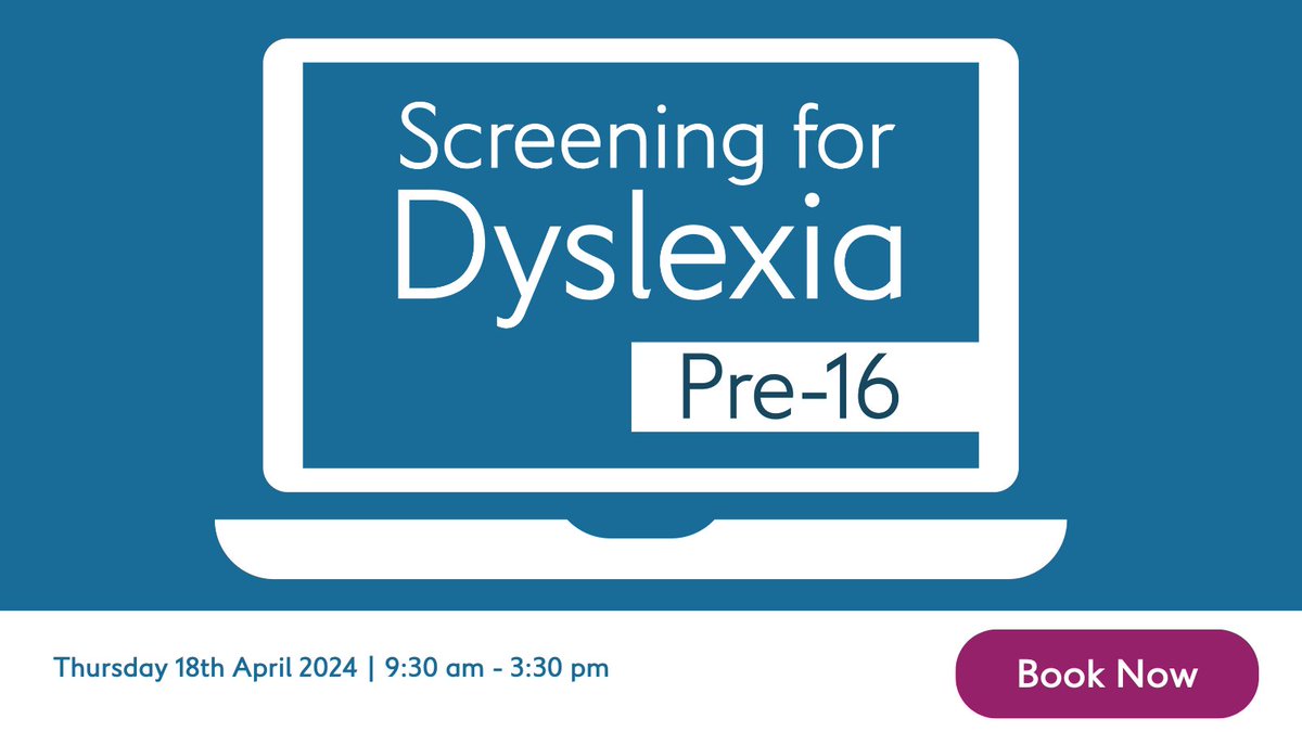 Do you work in education and want to understand the process of dyslexia screenings for those under 16? Our online course will give you the knowledge, tools and skill set to start your journey. Find out more and book: bit.ly/4cTCrmg