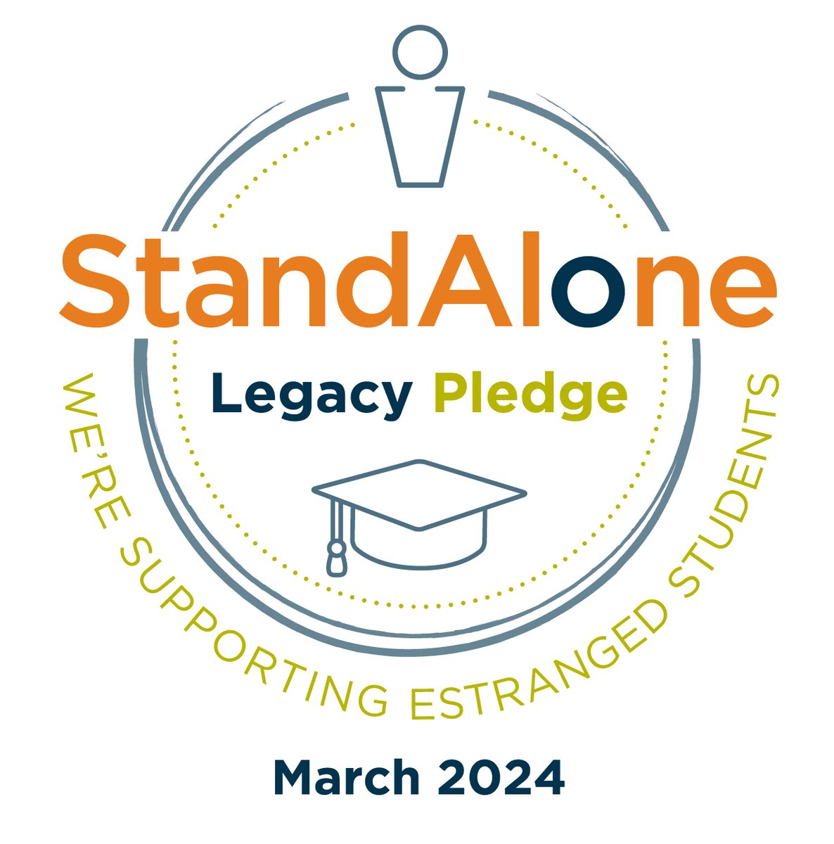 We’ve signed up to the Stand Alone Legacy Pledge, to demonstrate our ongoing commitment to supporting estranged students. This pledge is a commitment to understanding and supporting this group of students who often face complex barriers to studying at University.