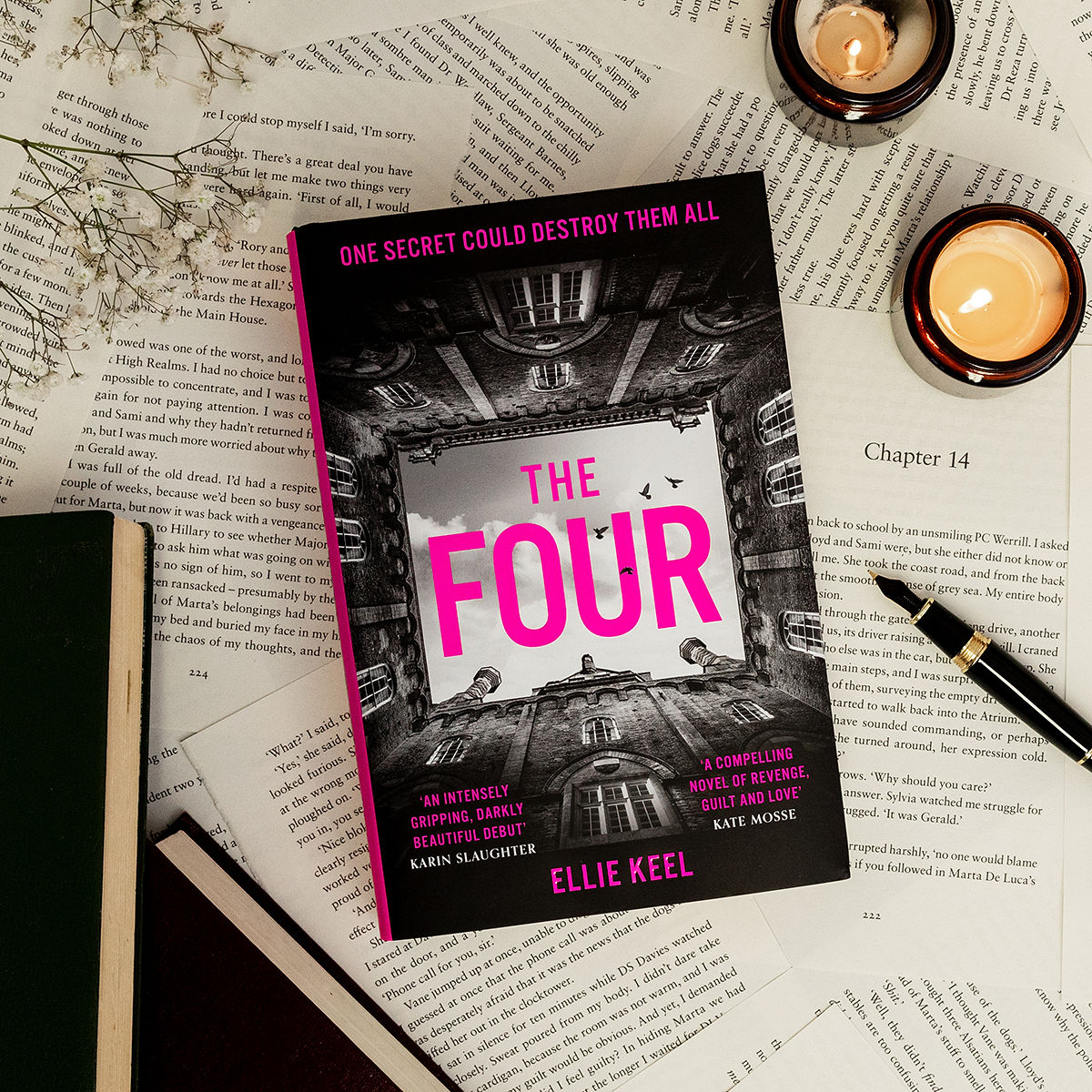 The MUST-READ debut everyone is talking about! The Four by @elliekeel1 is a dark academia thriller about friendship, loyalty, honour and revenge... Get ready to become OBSESSED 📓🗝️🎓🖤 Shop the Special Collector's Edition before stocks run out 👉 bit.ly/3vAB6jr