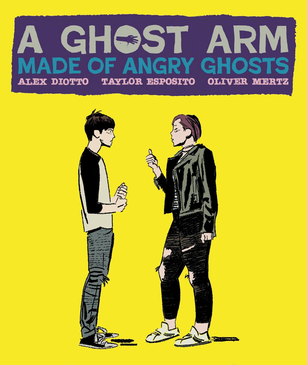 A GHOST ARM MADE OF ANGRY GHOSTS is live on Kickstarter! Help us reach our goal by spreading the word and RT pls. We need to make this book happen! kickstarter.com/projects/olive…