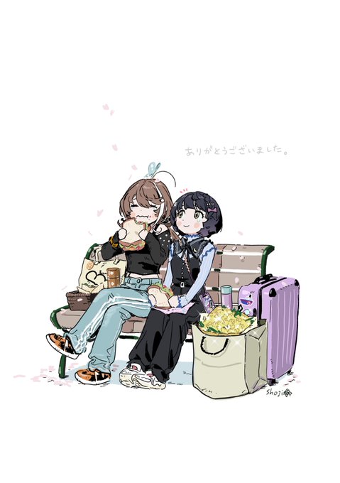 「2人の女性 もぐもぐ」のTwitter画像/イラスト(新着)