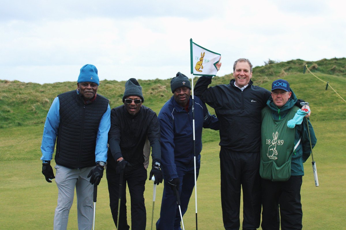 We made it! The Griffith group joins the ranks of countless travelling golfers to enjoy an unforgettable round @watervillelinks. And so can you... Join Carr Golf for a golfing adventure on the edge of the Atlantic Ocean in 2024: hubs.li/Q02sz2wH0