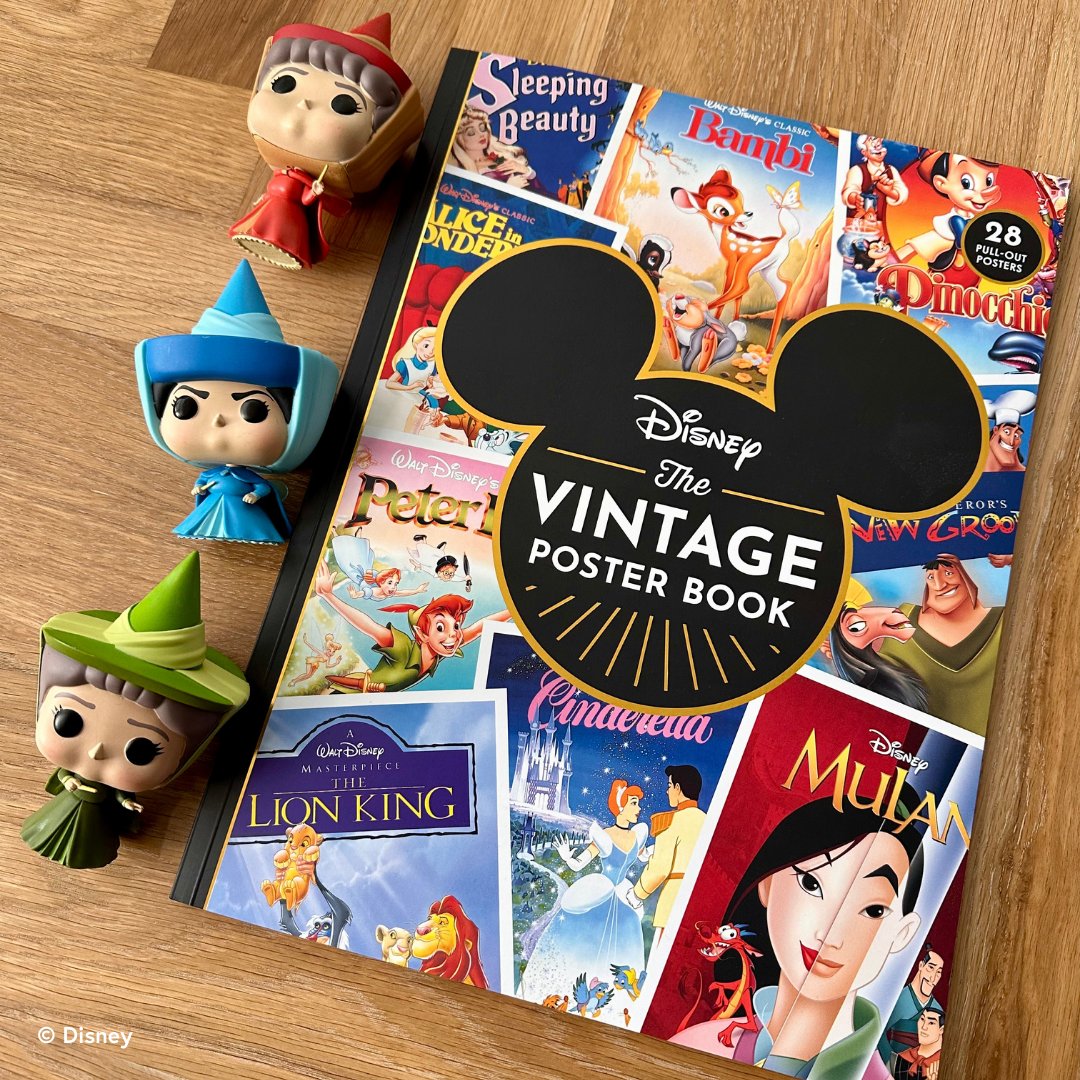 ✨ OUT TODAY: Disney The Vintage Poster Book 🏰 Revisit the stories of your childhood with Disney The Vintage Poster Book 💖 We’d love to see what you can create with this book of 28 film posters – keep us tagged in your creations 💫 Find out more ➡️ lnk.to/DisneyVintageP…