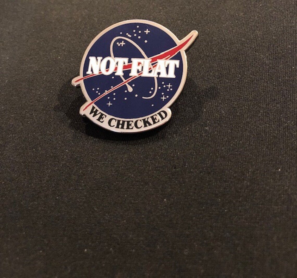 'Not flat, we checked' -- NASA