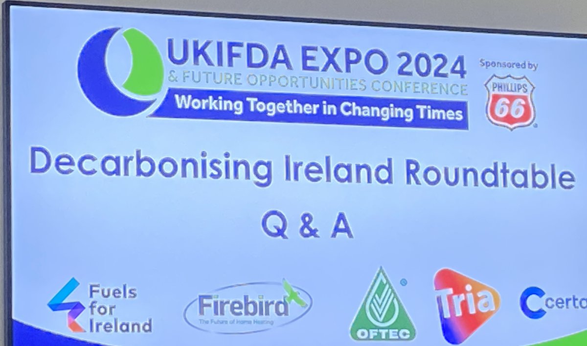 It’s great to be here with the trade organisations to highlight the importance of HVO as an alternative to Kerosene for home heating in Decarbonising Ireland. #HVO