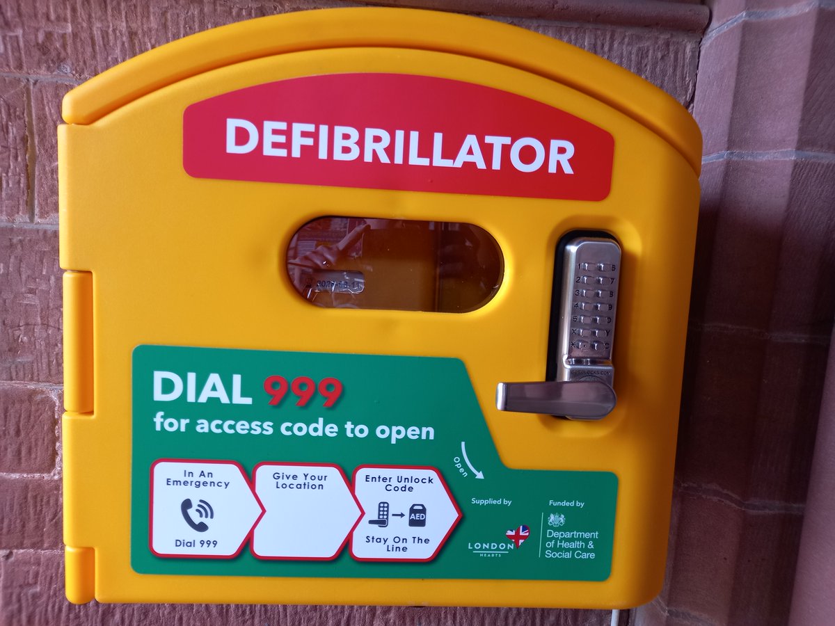 Defibrillator installed at St Bartholomew's
Thanks to London Hearts, Church Farm, Dawpool Residents Association, and individuals who made donations to enable this to happen.