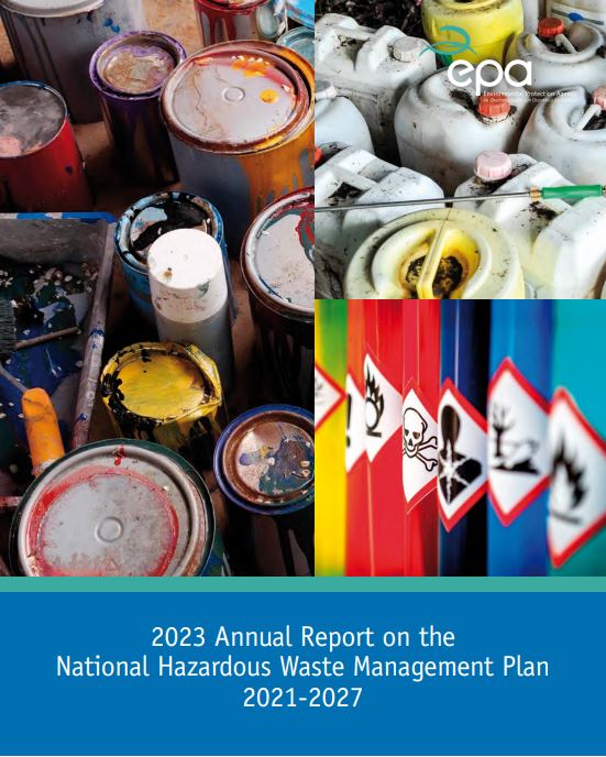 In 2021, the EPA launched the National Hazardous Waste Management Plan (NWHMP) 2021 to 2027. It sets out priorities needed to prevent and manage hazardous waste. Our 2023 annual update on the recommendations & actions is available now. ow.ly/OOPu50Refsf
