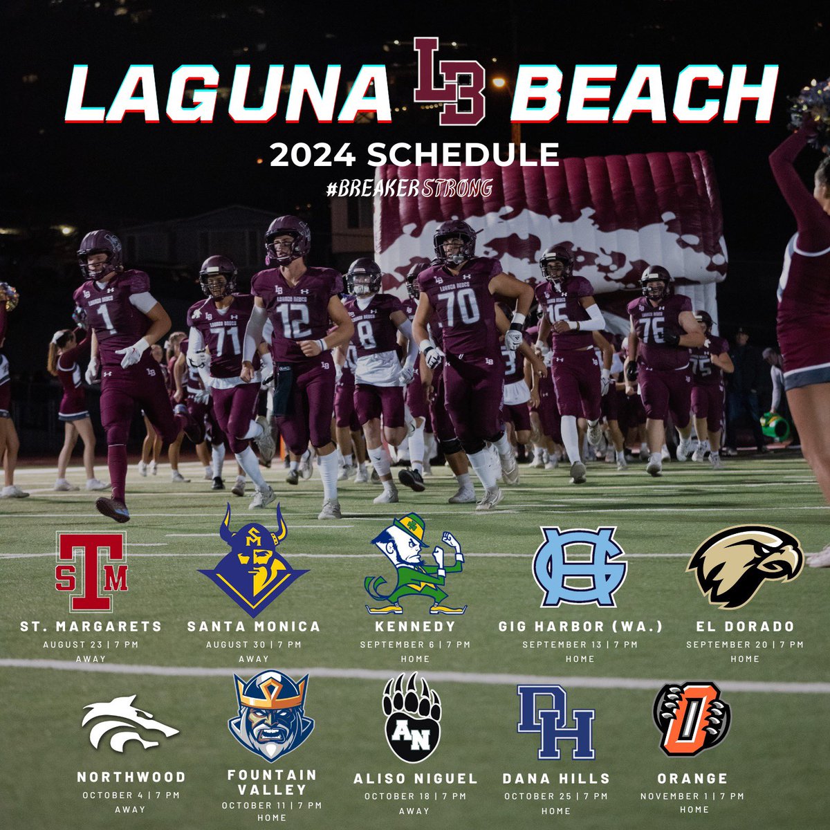 ᴄᴏɴꜰɪʀᴍᴇᴅ. 2024 Schedule 🏝️ New Journey. New League. 𝙎𝙖𝙢𝙚 𝘽𝙧𝙚𝙖𝙠𝙚𝙧𝙨. Go Beach!! 🌊 | #BreakerStrong