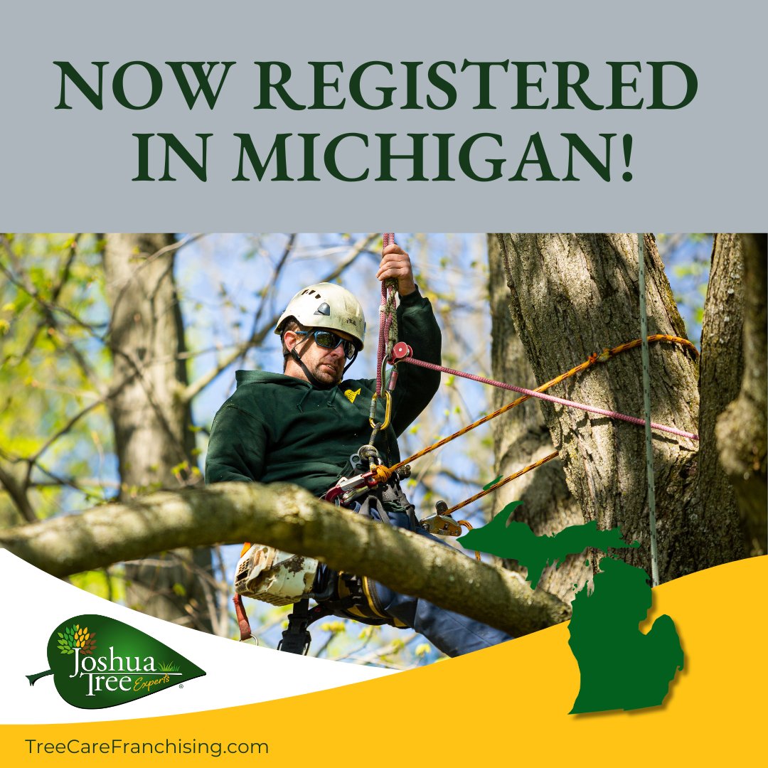 📢 Announcement 📢 We are now officially registered in Michigan! Ready to join our growing family of successful franchisees? Discover the rewarding opportunities of owning a franchise in the beautiful state of Michigan! 🌳💼 
#FranchiseOpportunity #MichiganFranchise #GrowWithUs